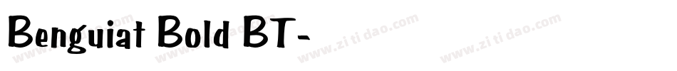 Benguiat Bold BT字体转换